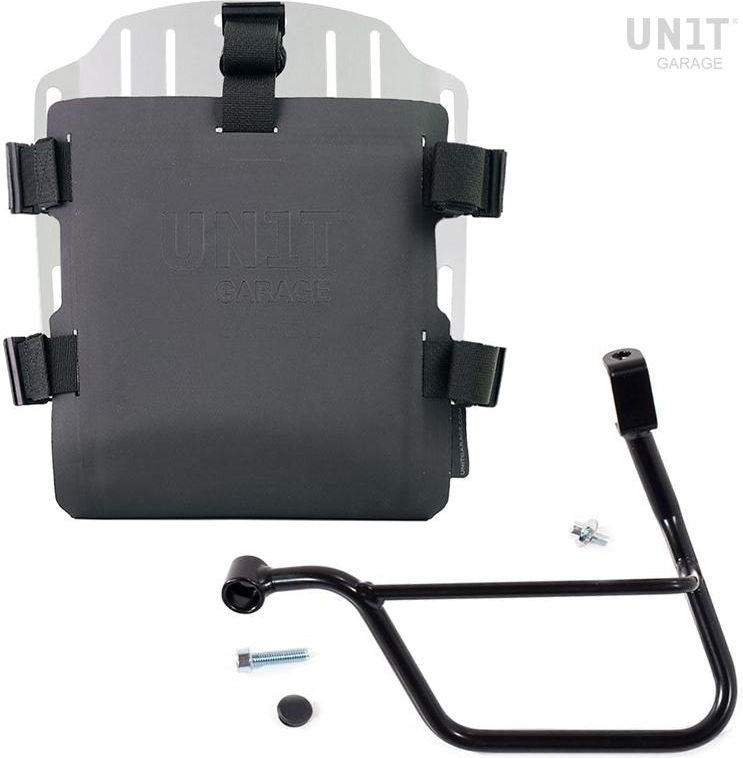 Unit Garage Aluminum bag holder with adjustable front in Hypalon and Quick Release System + subframe | UG007-U000-1011SX