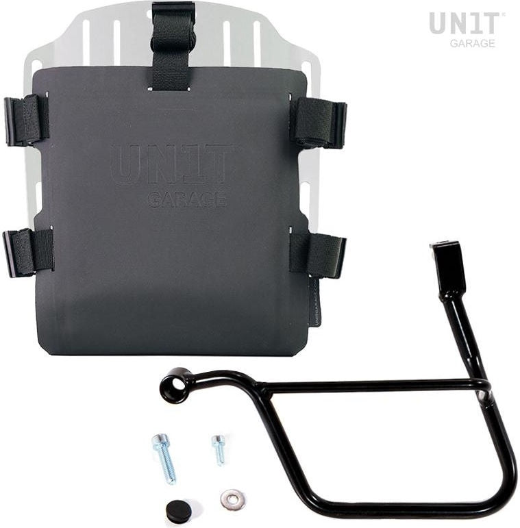 Unit Garage Aluminum bag holder with adjustable front in Hypalon and Quick Release System + subframe | UG007-U000-1013SX