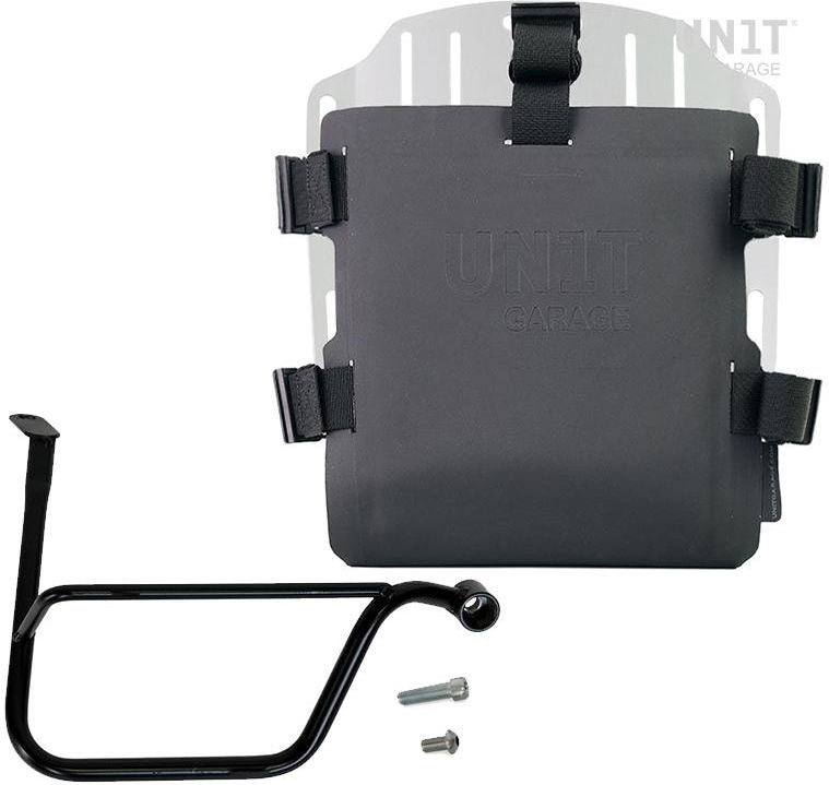 Unit Garage Aluminum bag holder with adjustable front in Hypalon and Quick Release System + subframe | UG007-U000-1020DX