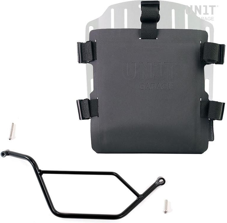 Unit Garage Aluminum bag holder with adjustable front in Hypalon and Quick Release System + subframe | UG007-U000-1524DX