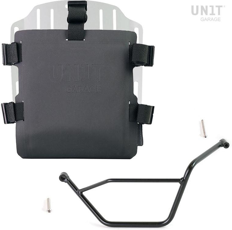 Unit Garage Aluminum bag holder with adjustable front in Hypalon and Quick Release System + subframe | UG007-U000-1524SX