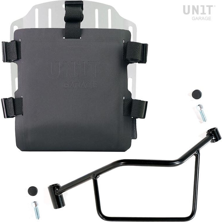 Unit Garage Aluminum bag holder with adjustable front in Hypalon and Quick Release System + subframe | UG007-U000-2101SX