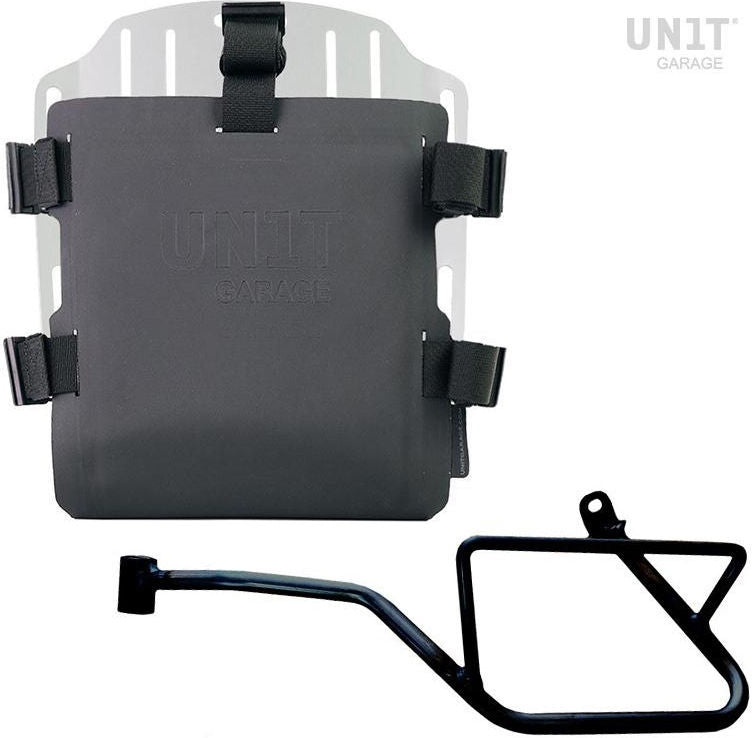 Unit Garage Aluminum bag holder with adjustable front in Hypalon and Quick Release System + subframe | UG007-U000-2216SX