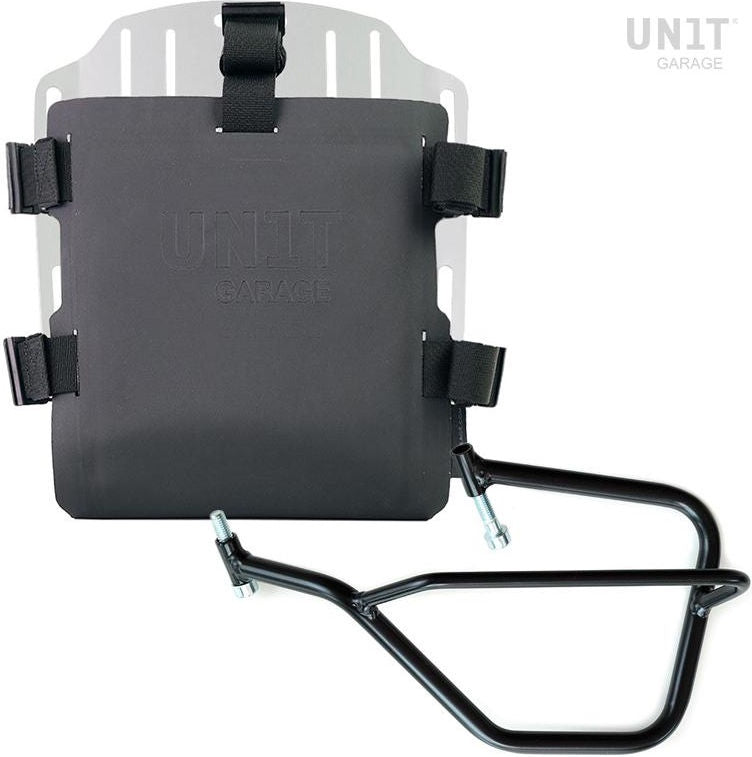 Unit Garage Aluminum bag holder with adjustable front in Hypalon and Quick Release System + subframe | UG007-U000-2504SX