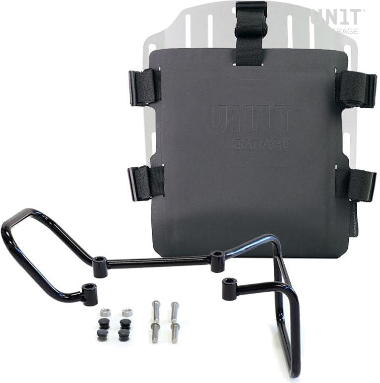 Unit Garage Aluminum bag holder with adjustable front in Hypalon and Quick Release System + subframe (2017-2019) | UG007-U000-3000