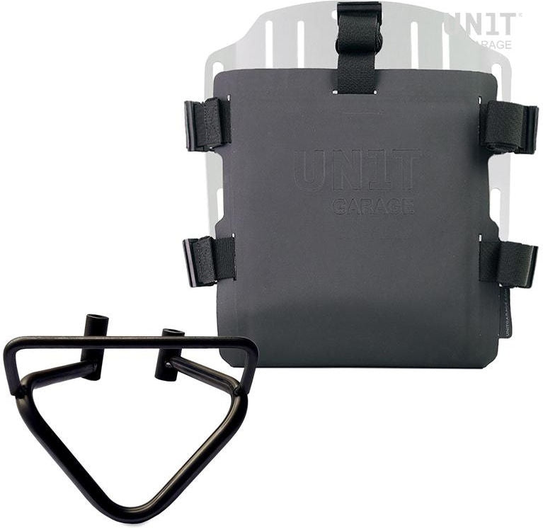 Unit Garage Aluminum bag holder with adjustable front in Hypalon and Quick Release System + subframe (2020 until now) | UG007-U000-3003DX