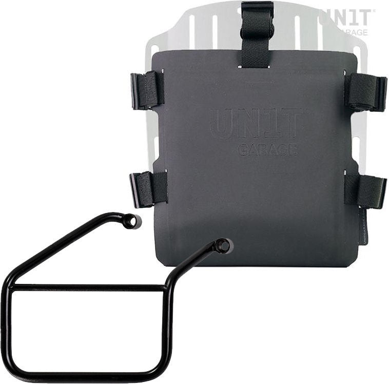 Unit Garage Aluminum bag holder with adjustable front in Hypalon and Quick Release System + subframe | UG007-U000-3500DX