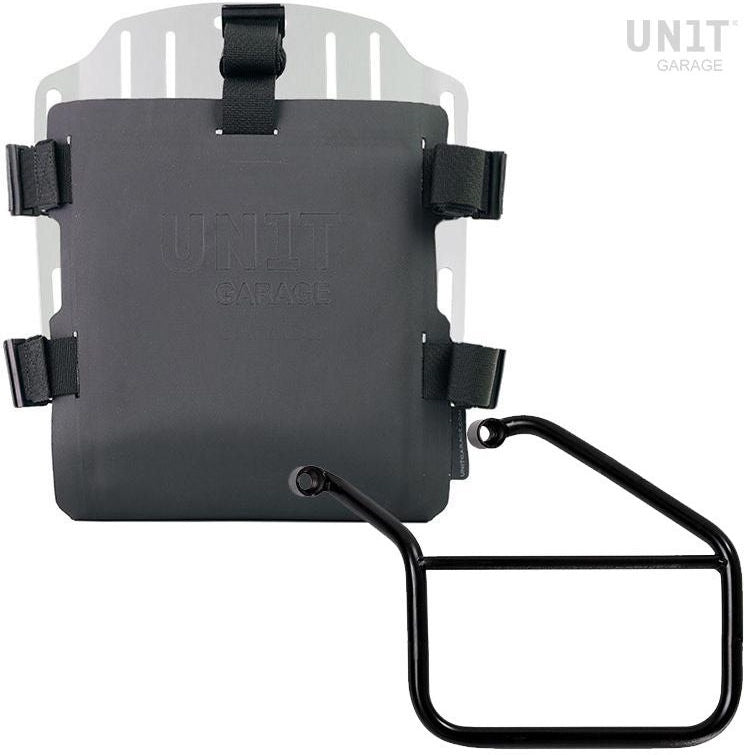 Unit Garage Aluminum bag holder with adjustable front in Hypalon and Quick Release System + subframe | UG007-U000-3500SX
