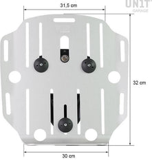 Unit Garage Aluminum bag holder with adjustable front in Hypalon and Quick Release System + subframe | UG007-U000-3800