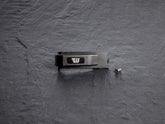 Wunderkind Scratch protection for mirror incl. pin, screw, Black | 101573-F15