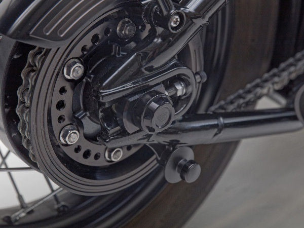 Wunderkind Cover front wheel axis left & right side, Black | 106480-F15