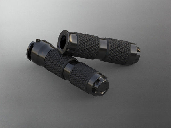 Wunderkind Grip set for 22 mm handlebar Indian / end of grips is open, Black | 106601-F15