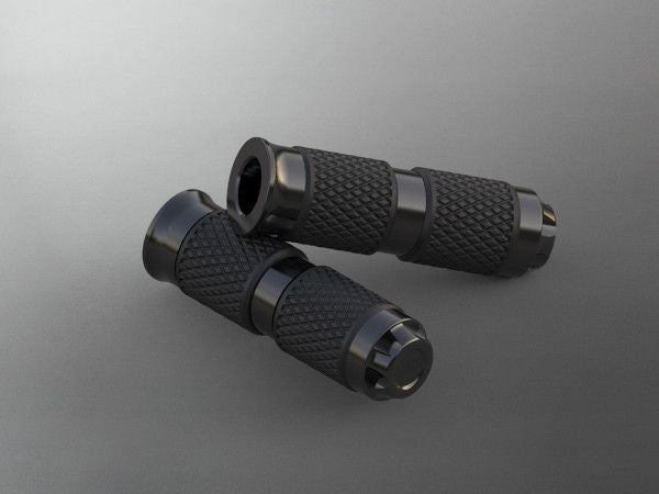 Wunderkind Grip set for 22,2 mm handlebar / end of grips design Crown, Black | 106720-F15