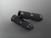 Wunderkind Grip set for 22,2 mm handlebar / end of grips design Hemisphere, Black | 106726-F15