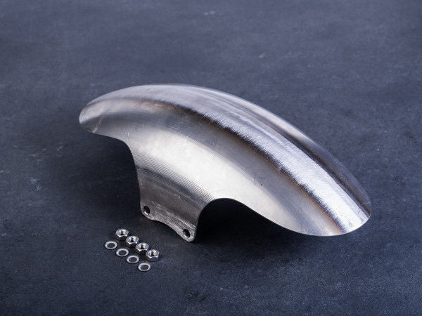 Wunderkind Metal fender for front wheel Indian Scout Bobber incl. mounting parts, Raw | 106734-F33