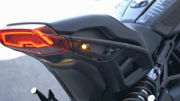 Wunderkind Integrated LED rear turn signal, E-approved, Black | 106853-F15