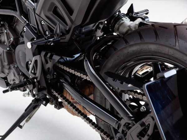 Wunderkind Cover chain guard 2 pieces, Black Semi Matt Coated | 106878-F28
