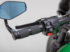 Wunderkind Grip set for 1" handlebar Triumph / drive by wire / end of grips is open, Black | 106938-F15