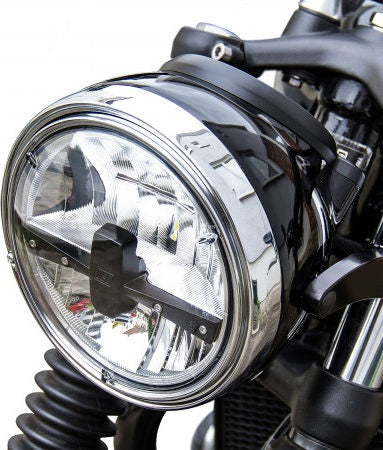 Wunderkind Scheinwerfer TWINTON® 7" LED mit Aufnahme für originalen Tacho (schwarz) | 106957-F15