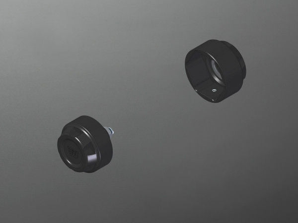 Wunderkind Cover Hinterrad Achse SFTR links & rechts (schwarz) | 106964-F15
