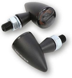 WUNDERLICH HIGHSIDER LED rear light, brake light, APOLLO BULLET indicator - Set - black | 18000-100