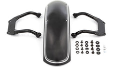 Wunderlich Front fender »RockBob« - Blackstorm Metallic - white striped | 18090-003