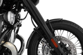 Wunderlich Front fender »RockBob« - Blackstorm Metallic - white striped | 18090-003