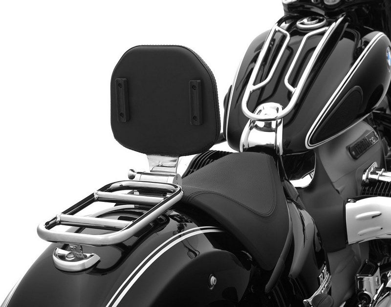 WUNDERLICH rider backrest - foldable - chromed | 18110-106