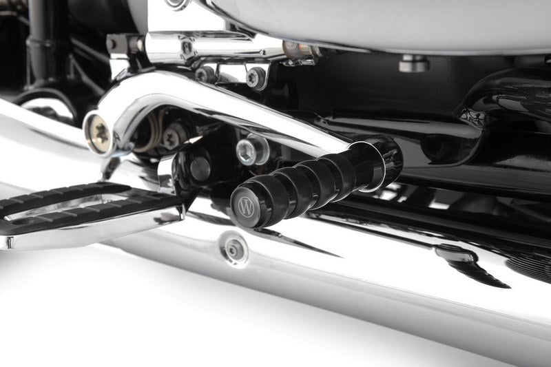 WUNDERLICH brake lever extension for models with footrests - black | 18200-102