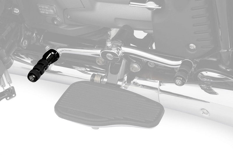 WUNDERLICH R 18 gear-shifter extension for models with kickboard - front - black | 18200-202