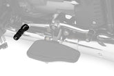 WUNDERLICH R 18 gear-shifter extension for models with kickboard - front - black | 18200-202