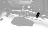 WUNDERLICH R 18 gear-shifter extension for models with kickboard - rear - black | 18200-212