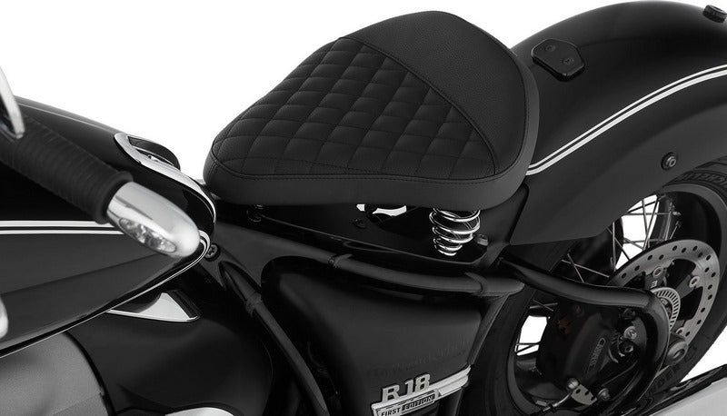 Wunderlich Swinging Saddle »RockBob« with original tail - Genuine leather - black | 18700-013