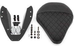 Wunderlich Swinging saddle RockBob for Rear fender RockBob - Artificial leather - black | 18700-112