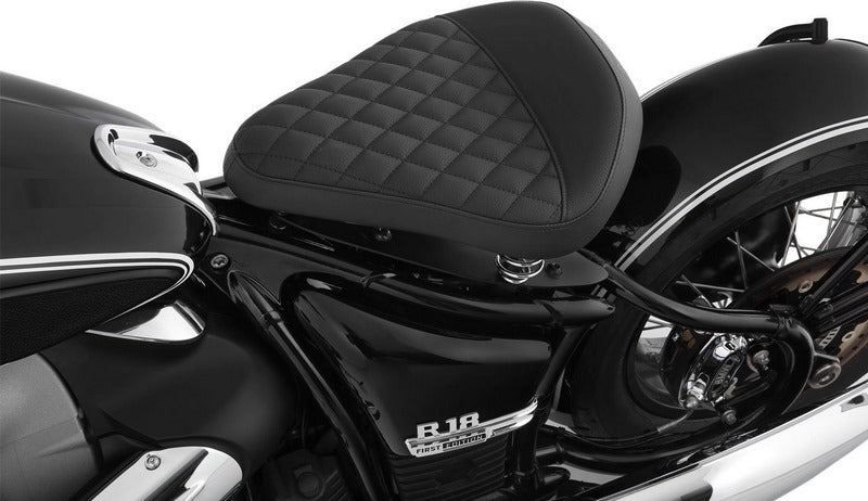 Wunderlich Swing saddle RockBob for Rear fender RockBob - Genuine leather - black | 18700-113
