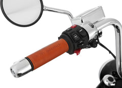 WUNDERLICH leather sleeves for the handles on the BMW R 18 | 18701-000