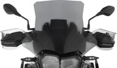 Wunderlich windshield»MARATHON« - Carrier long (160mm) - smoked grey | 20230-105