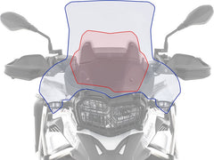 Wunderlich Windscreen»EXTREME« - Carrier short (115mm) - smoked grey | 20230-405
