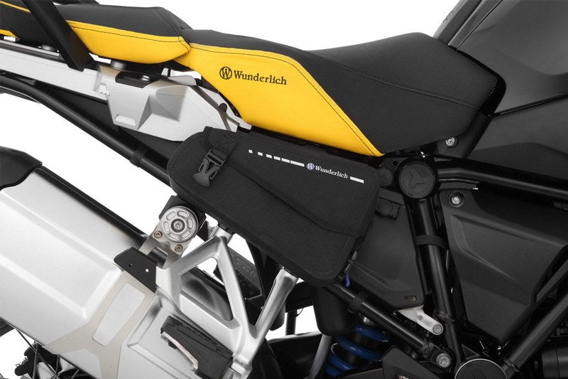 WUNDERLICH Frame cover (with opening for socket) and DRYBAG side bags - Set - black | 20800-802