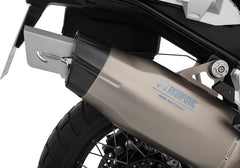 WUNDERLICH GONZZOO exhaust deflector for Akrapovic sports exhaust - stainless steel | 20881-100