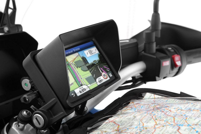 Wunderlich Device Glare Shield Bmw Navigator Vi - Black | 21070-302