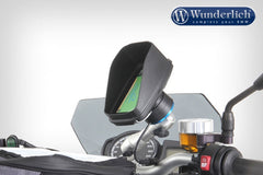 Wunderlich Glare Shield TomTom Rider upright - black | 21071-102
