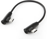 WUNDERLICH Charging cable USB-C to USB-C - black | 21177-000