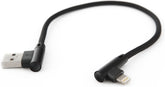 WUNDERLICH Charging cable USB A to Lightning - black | 21177-001