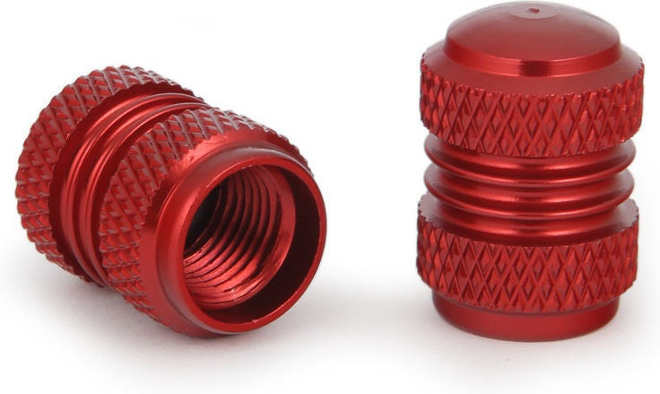 Wunderlich Standard Valve Cap Set, Red | 23180-004