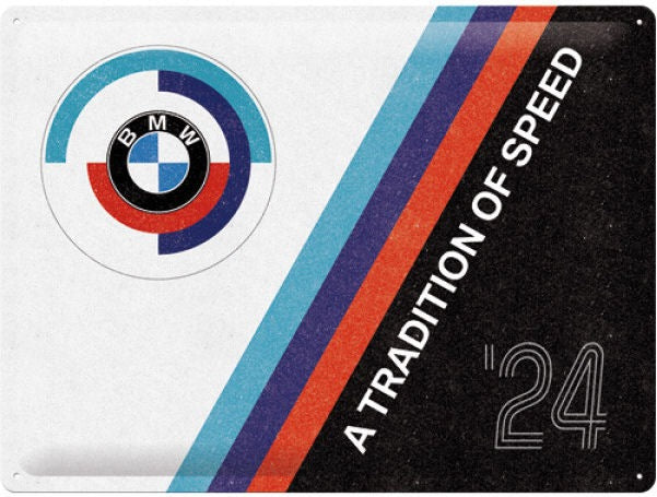 WUNDERLICH Metal sign BMW Motorsport 40 x 30 cm - Nostalgic Art | 25320-204