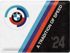 WUNDERLICH Metal sign BMW Motorsport 40 x 30 cm - Nostalgic Art | 25320-204