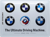 WUNDERLICH Metal sign BMW Logo Evolution 40 x 30 cm - Nostalgic Art | 25320-205