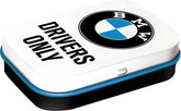 WUNDERLICH BMW Drivers Only pillbox from Nostalgic Art - white | 25320-900