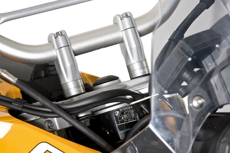 Wunderlich handlebar riser»ERGO« - 20mm - silver | 25801-011